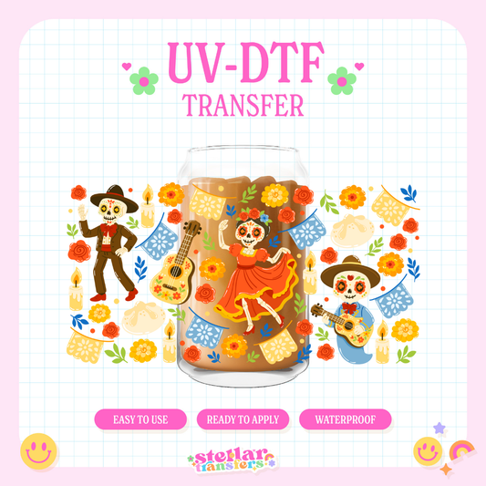 DIA DE LOS MUERTOS - 16 OZ UV DTF