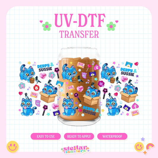 DERPY & SUSSIE - 16 OZ UV DTF