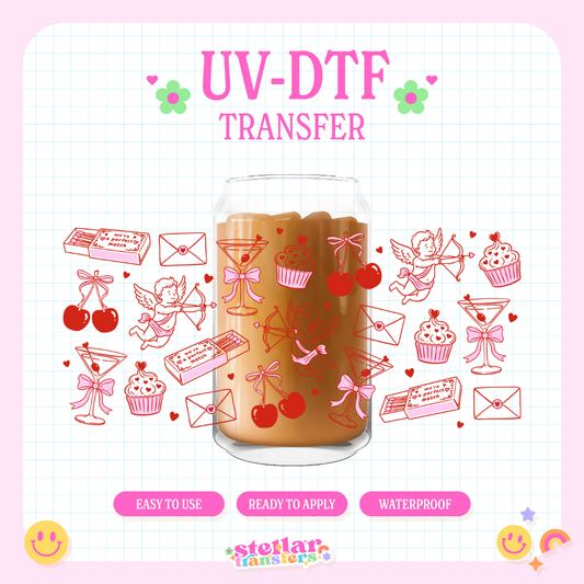 LOVER VALENTINES - 16 OZ UV DTF