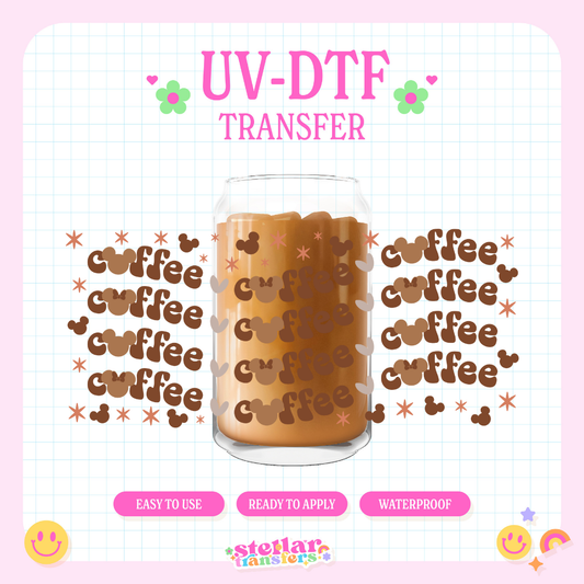 MOUSE COFFEE - 16 OZ UV DTF