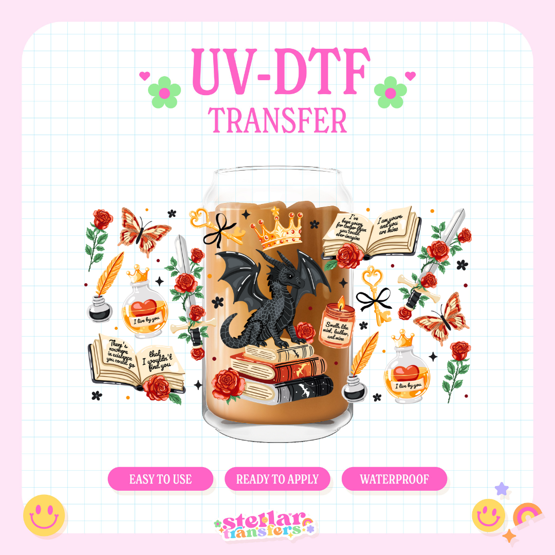 DRAGON OF THE LOVE - 16 OZ UV DTF