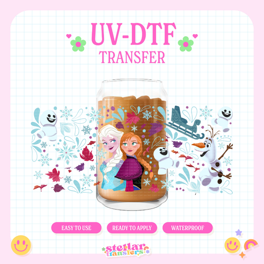 FROZN SISTERS - 16 OZ UV DTF