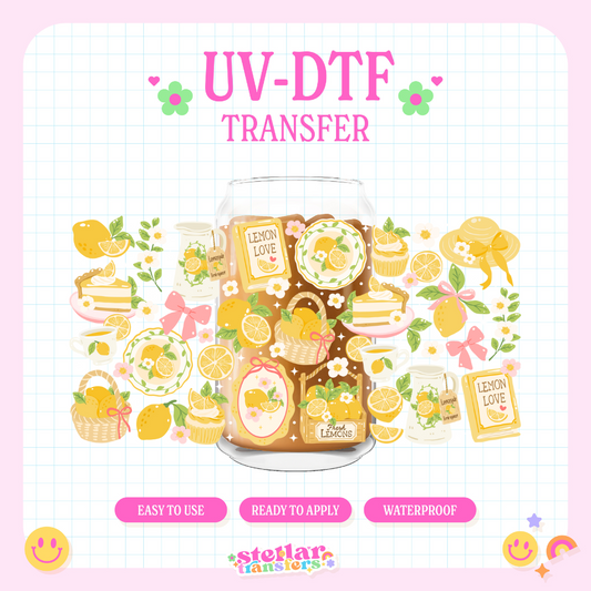 LEMON LOVER - 16 OZ UV DTF