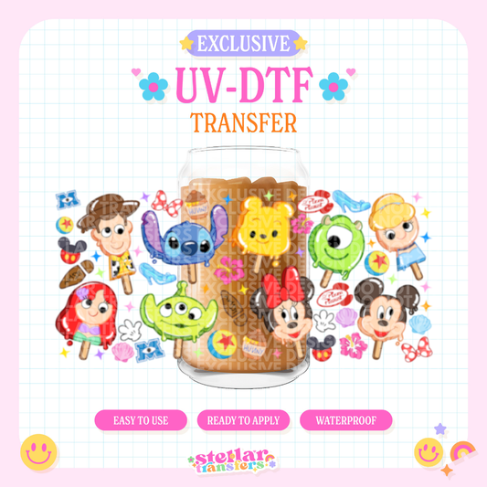 MAGICAL PARK ICE CREAM EXCLUSIVE - 16 OZ UV DTF