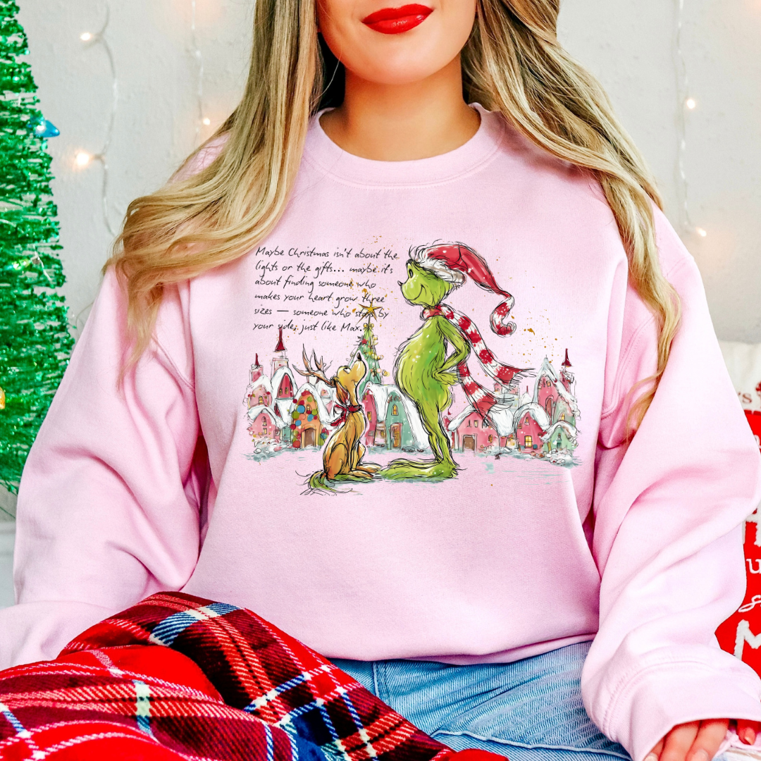 CHRISTMAS GRNCH - CLEAR FILM SCREEN PRINT