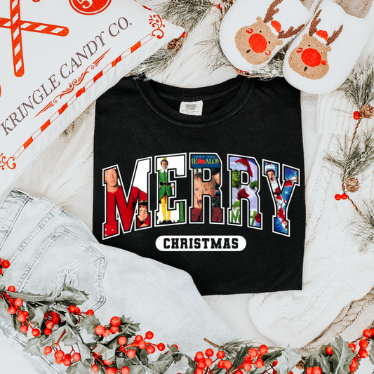 CHRISTMAS MOVIES - CLEAR FILM SCREEN PRINT