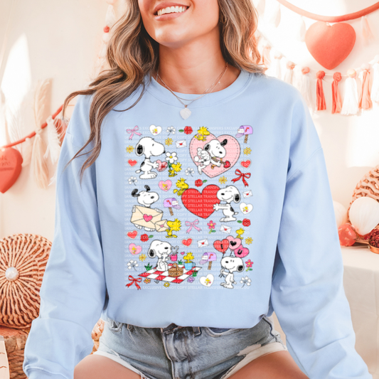 SNOOP VALENTINES EXCLUSIVE - CLEAR FILM SCREEN PRINT