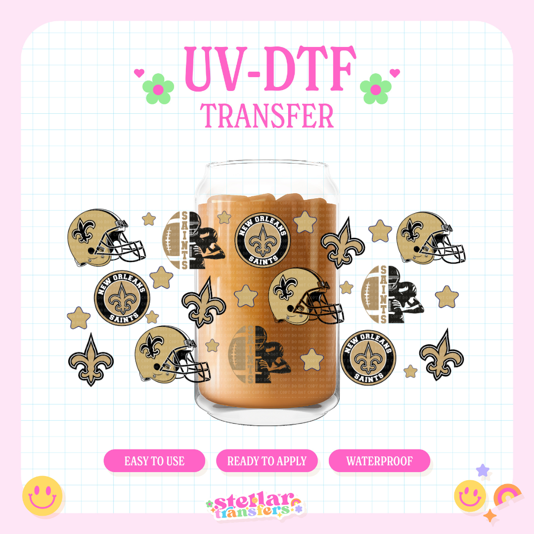 SAINT TEAM - 16 OZ UV DTF