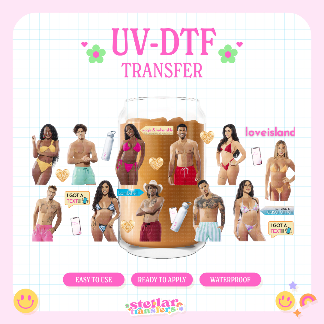ISLAND LOVE - 16 OZ UV DTF