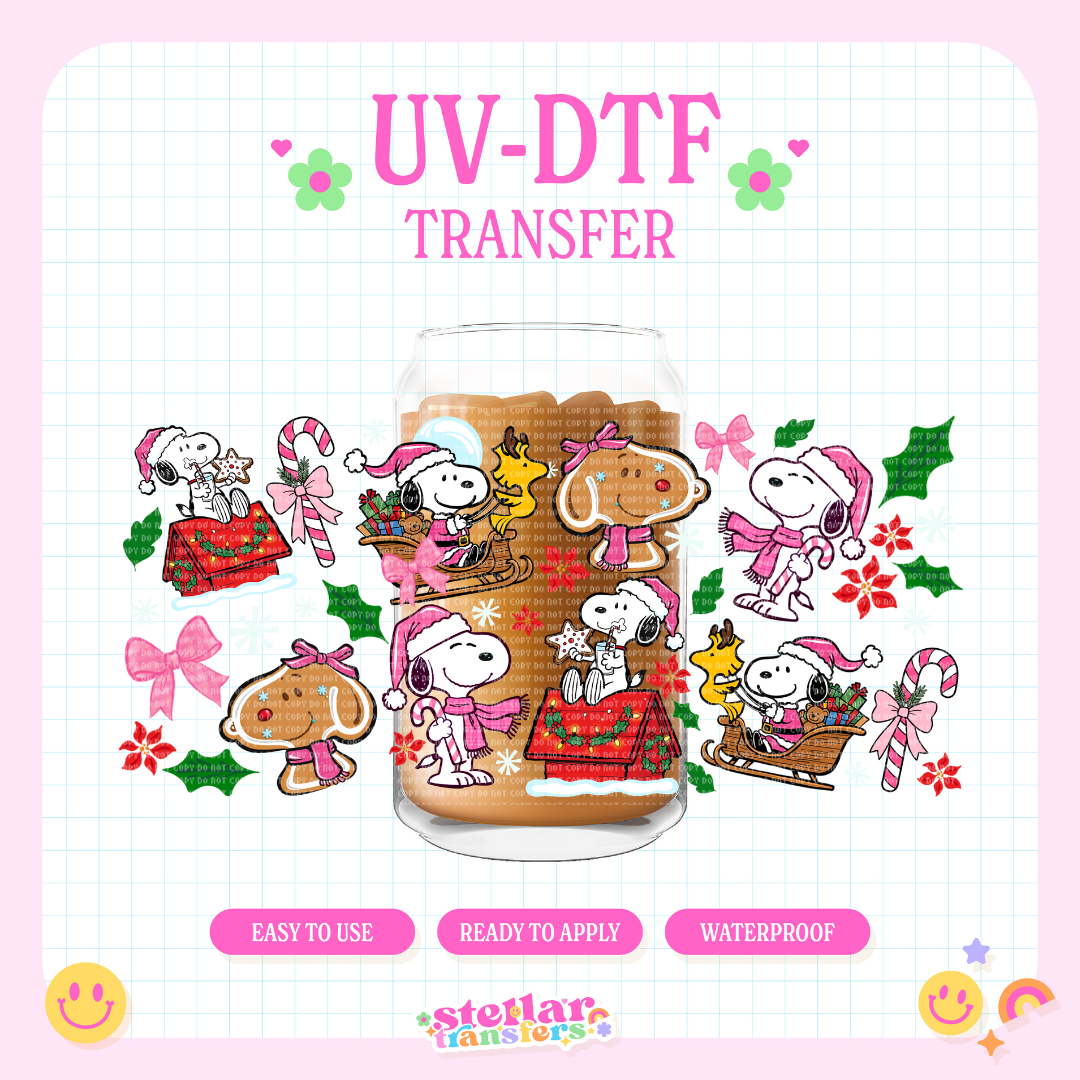 SNOOP HOLIDAY FUN - 16 OZ UV DTF