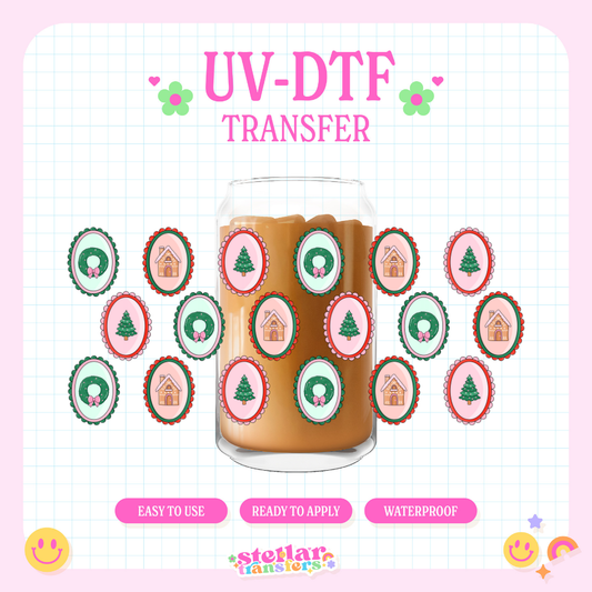 XMAS FRAMES - 16 OZ UV DTF
