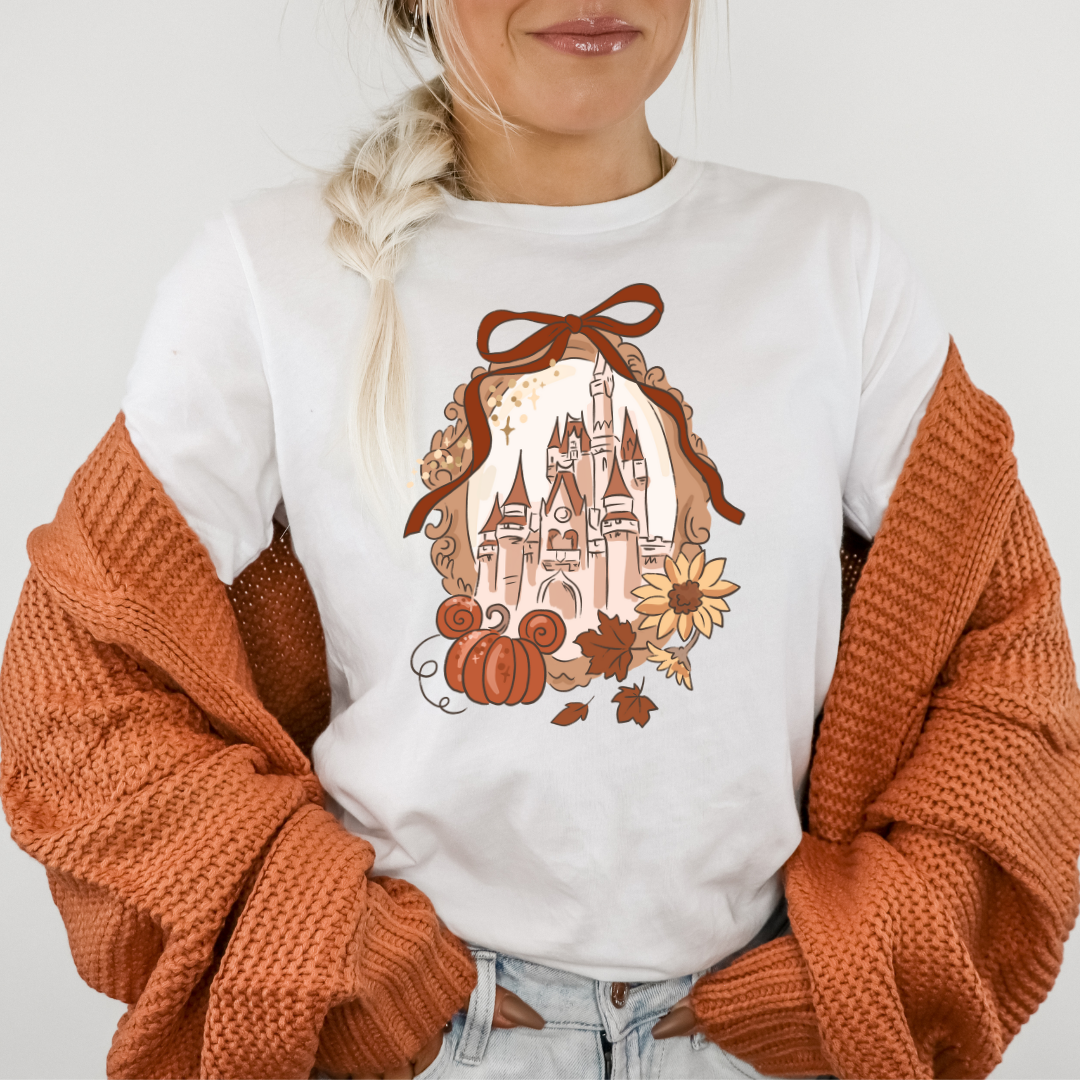 FALL MAGICAL CASTLE - CLEAR FILM SCREEN PRINT