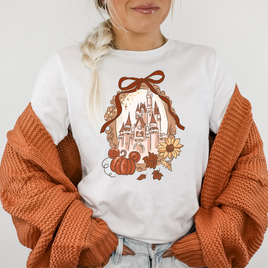 FALL MAGICAL CASTLE - CLEAR FILM SCREEN PRINT