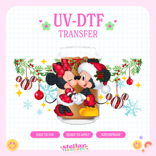 MOUSE MISTLETOE - 16 OZ UV DTF