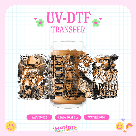 OIL MAN - 16 OZ UV DTF