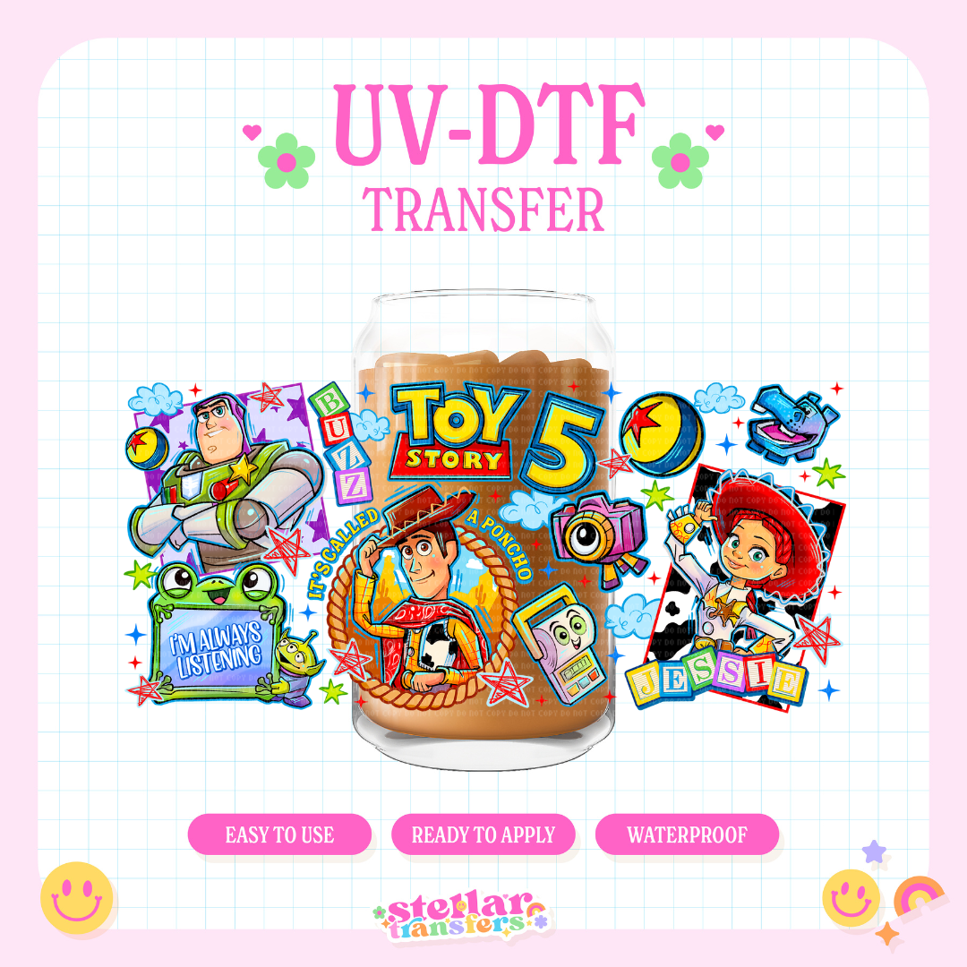 TOY 5 - 16 OZ UV DTF