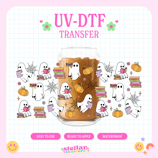 BOOKISH GHOSTS - 16 OZ UV DTF