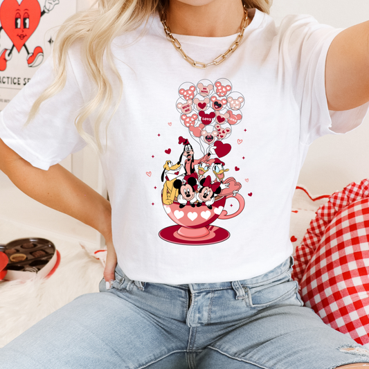 V-DAY MAGIC TEACUP - CLEAR FILM SCREEN PRINT