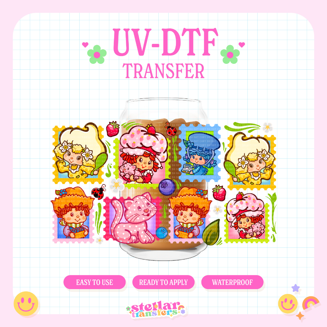 SHORTCAKE FRIENDS - 16 OZ UV DTF