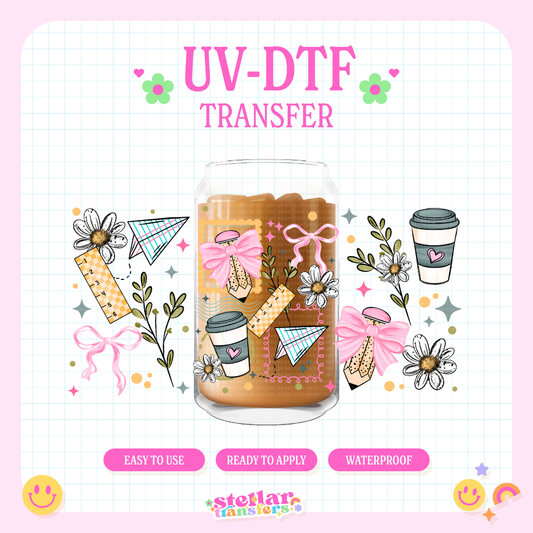 TEACHER STAMPS - 16 OZ UV DTF