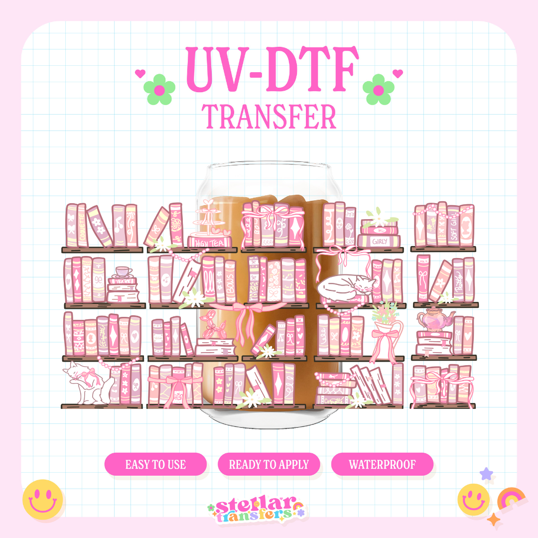 COQUETTE BOOKS - 16 OZ UV DTF