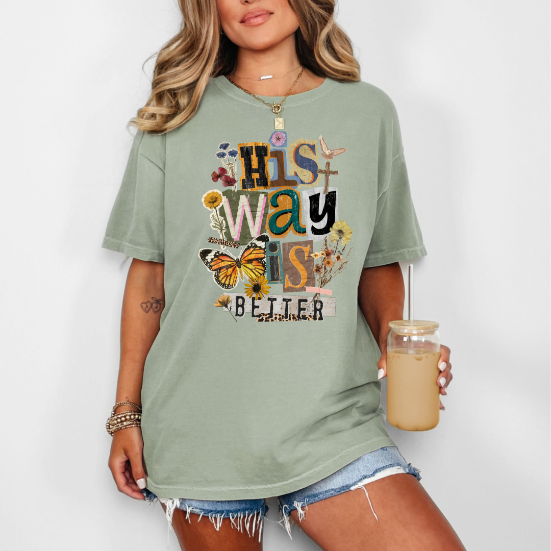 HIS WAY IS BETTER - CLEAR FILM SCREEN PRINT