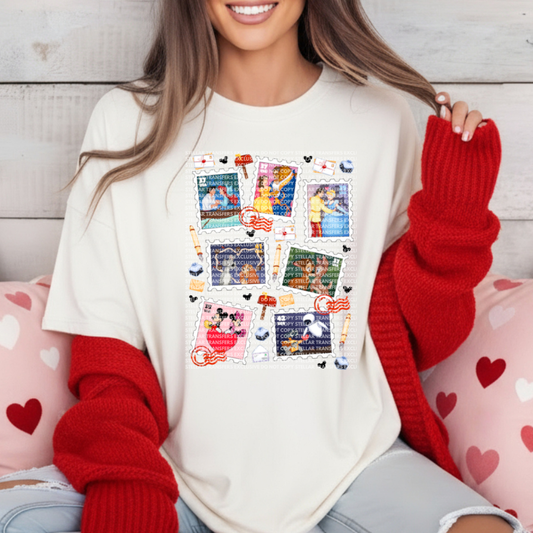 DISNY STAMP MAIL EXCLUSIVE - CLEAR FILM SCREEN PRINT