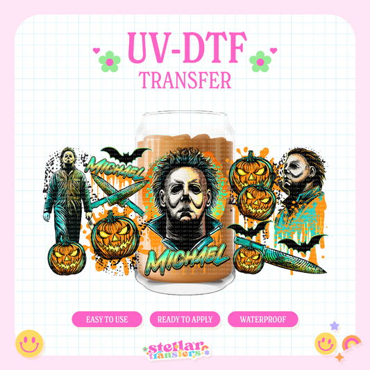 HALLOWEEN MICHAEL - 16 OZ UV DTF