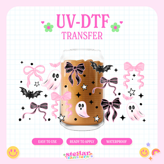 PINK SPOOKY - 16 OZ UV DTF