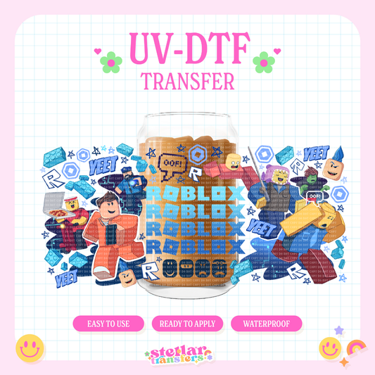 ROBLX GAME - 16 OZ UV DTF