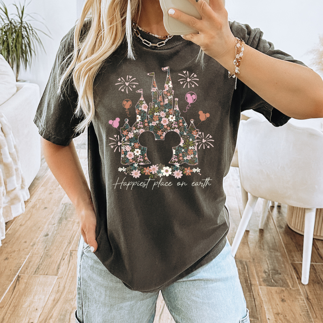 HAPPIEST PLACE ON EARTH - CLEAR FILM SCREEN PRINT