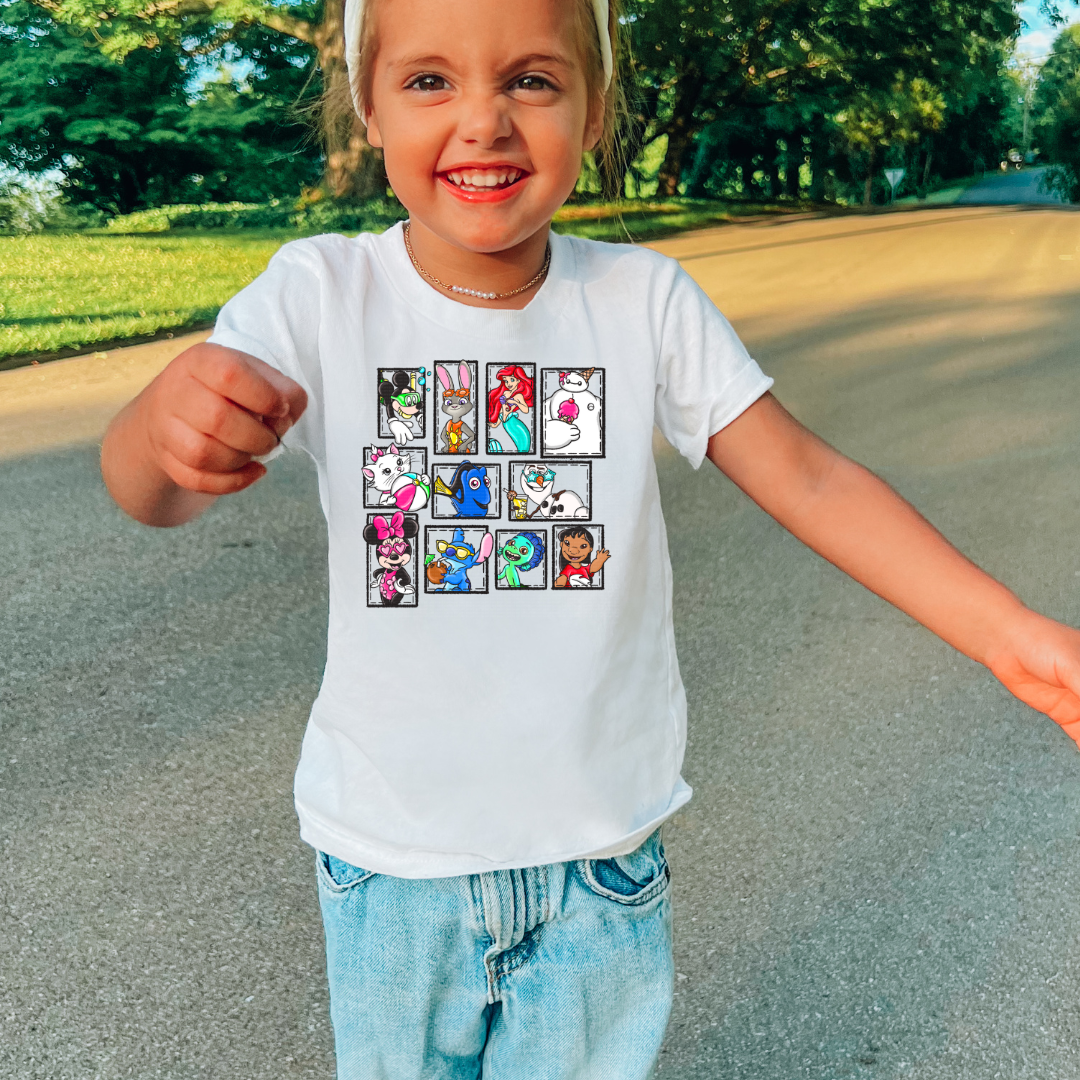 YOUTH SUMMER DIS BUDDIES - CLEAR FILM SCREENPRINT