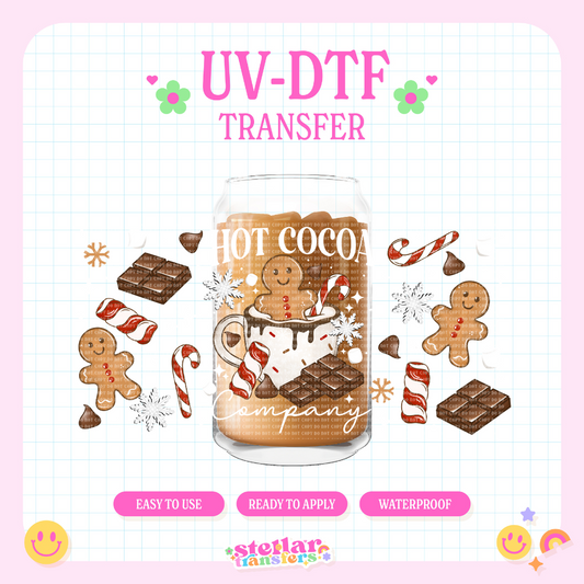 HOT COOCA - 16 OZ UV DTF