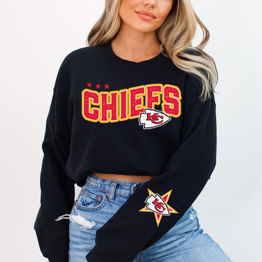 KANSAS FOOTBALL TEAM + POCKET - CLEAR FILM SCREEN PRINT