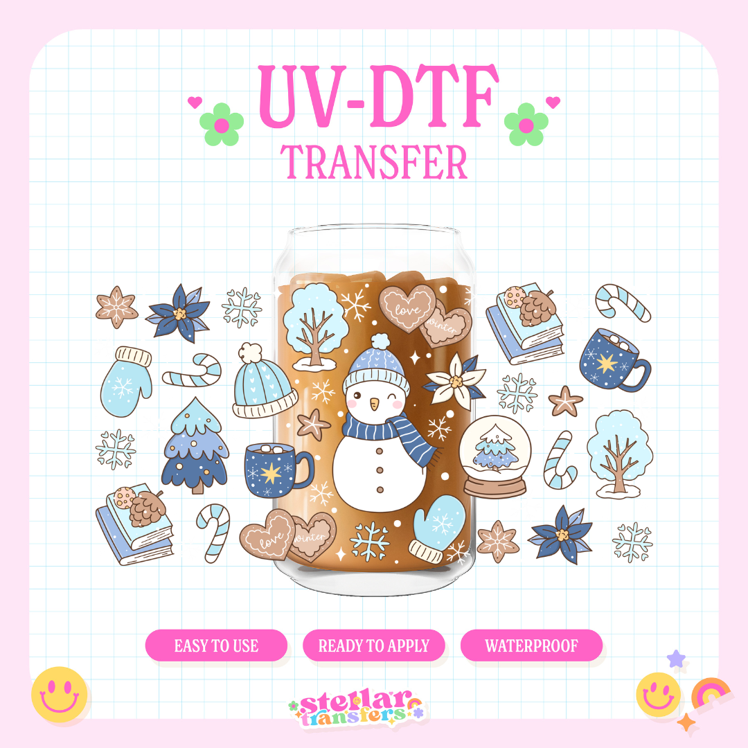 SNOWY WINTER - 16 OZ UV DTF