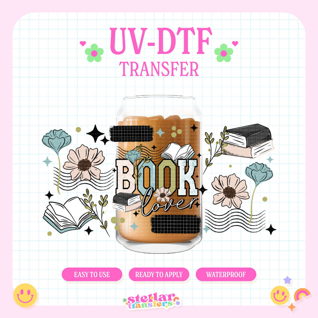 BOOK LOVER - 16 OZ UV DTF