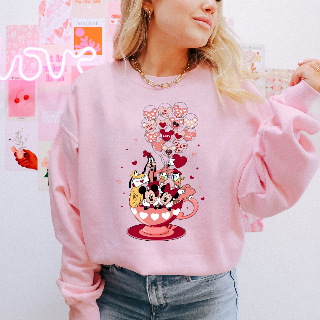 V-DAY MAGIC TEACUP - CLEAR FILM SCREEN PRINT