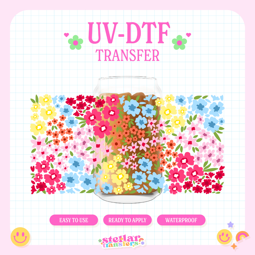 SUMMER GARDEN - 16 OZ UV DTF