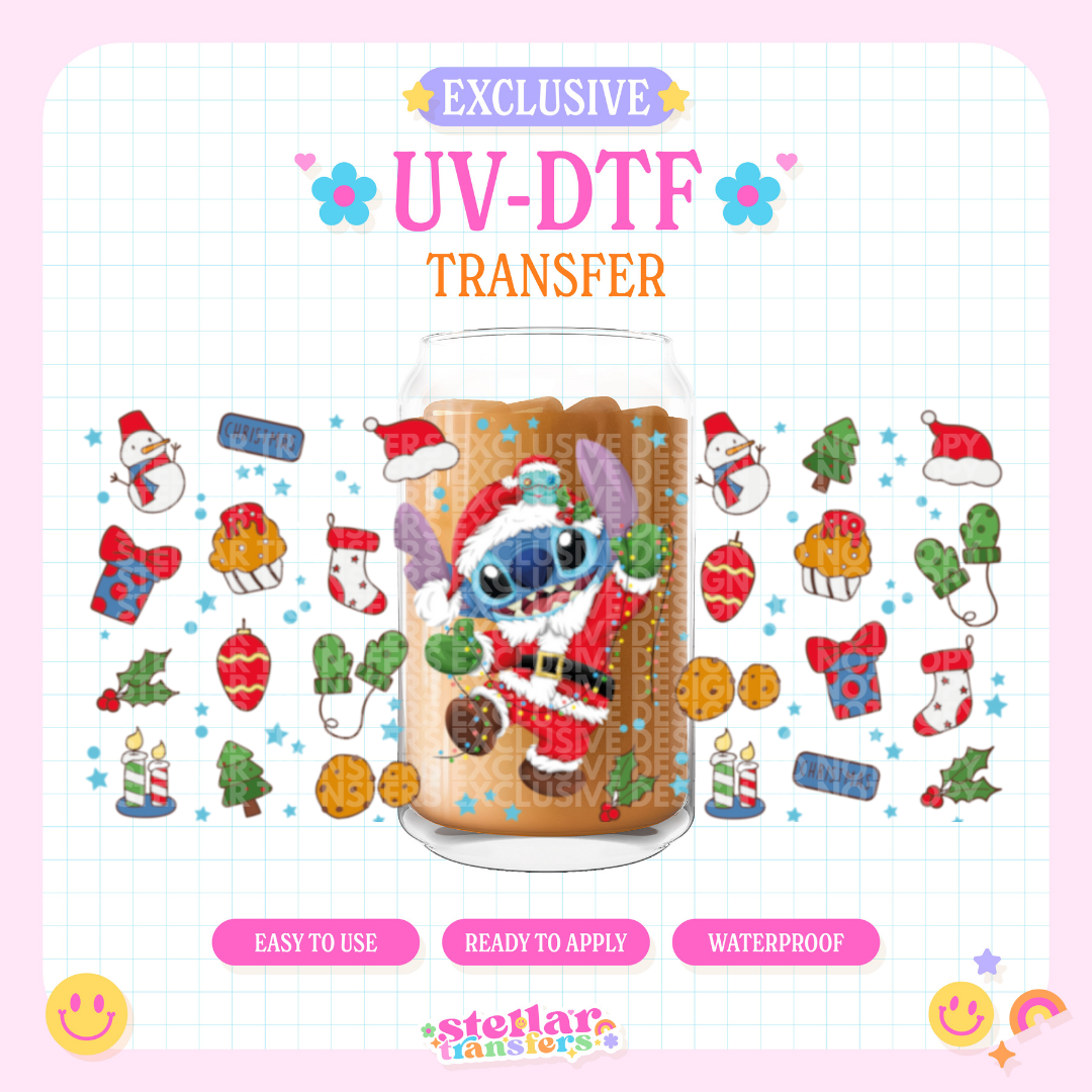 SANTA ALIEN EXCLUSIVE - 16 OZ UV DTF