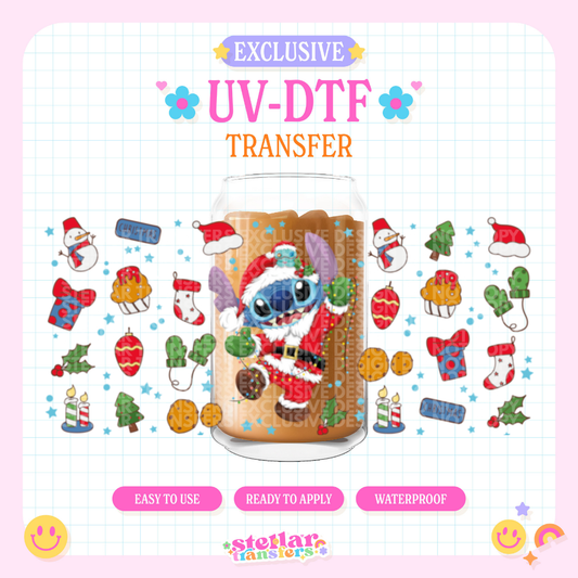 SANTA ALIEN EXCLUSIVE - 16 OZ UV DTF