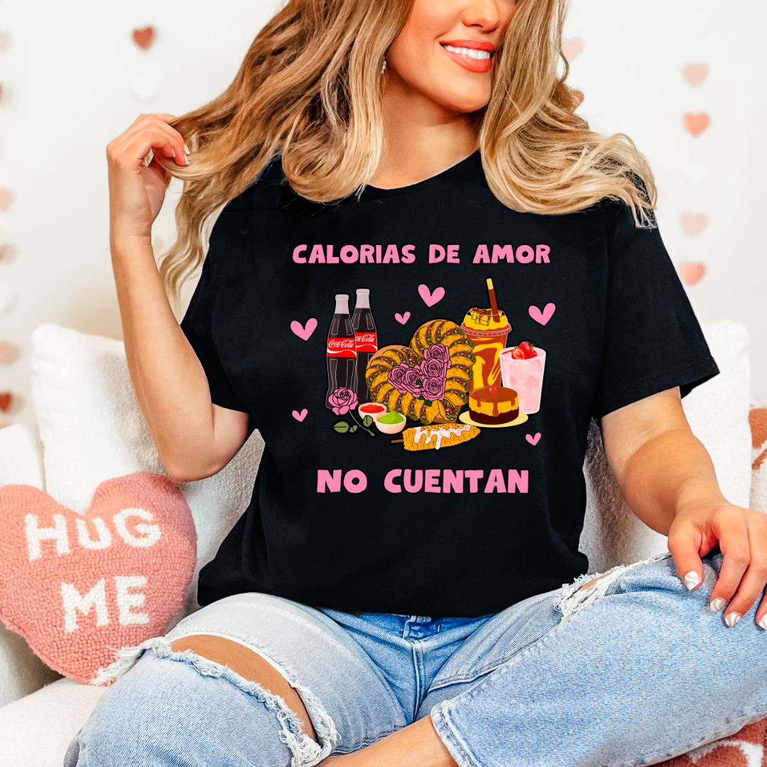 CALORIAS DE AMOR NO CUENTAN - CLEAR FILM SCREEN PRINT