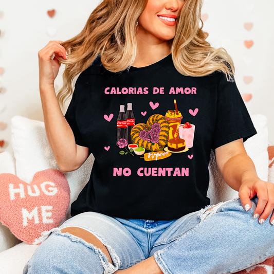 CALORIAS DE AMOR NO CUENTAN - CLEAR FILM SCREEN PRINT