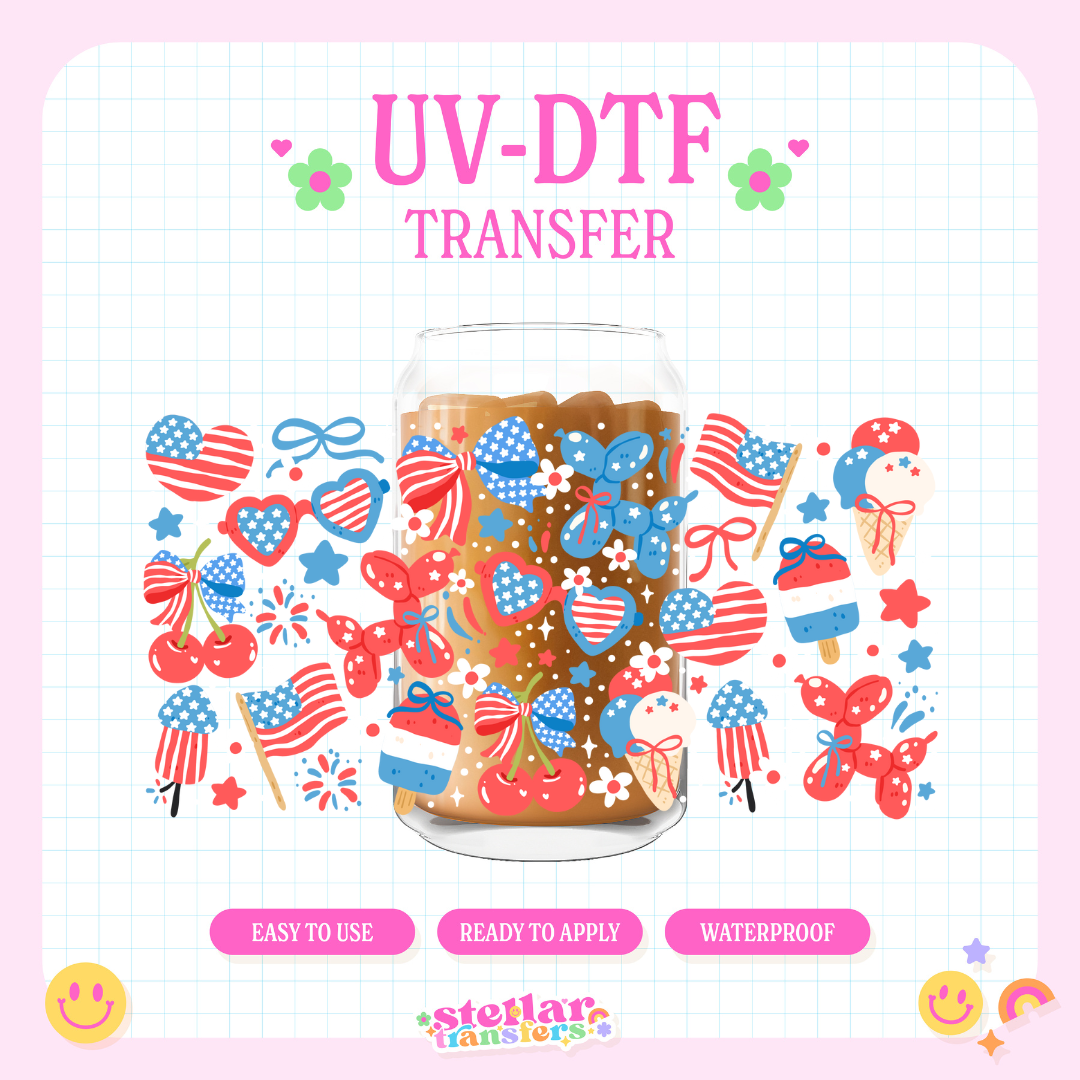 JULY 4TH - 16 OZ UV DTF