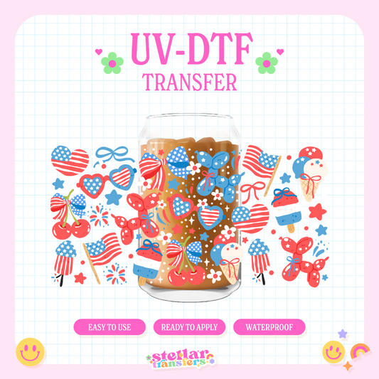 JULY 4TH - 16 OZ UV DTF