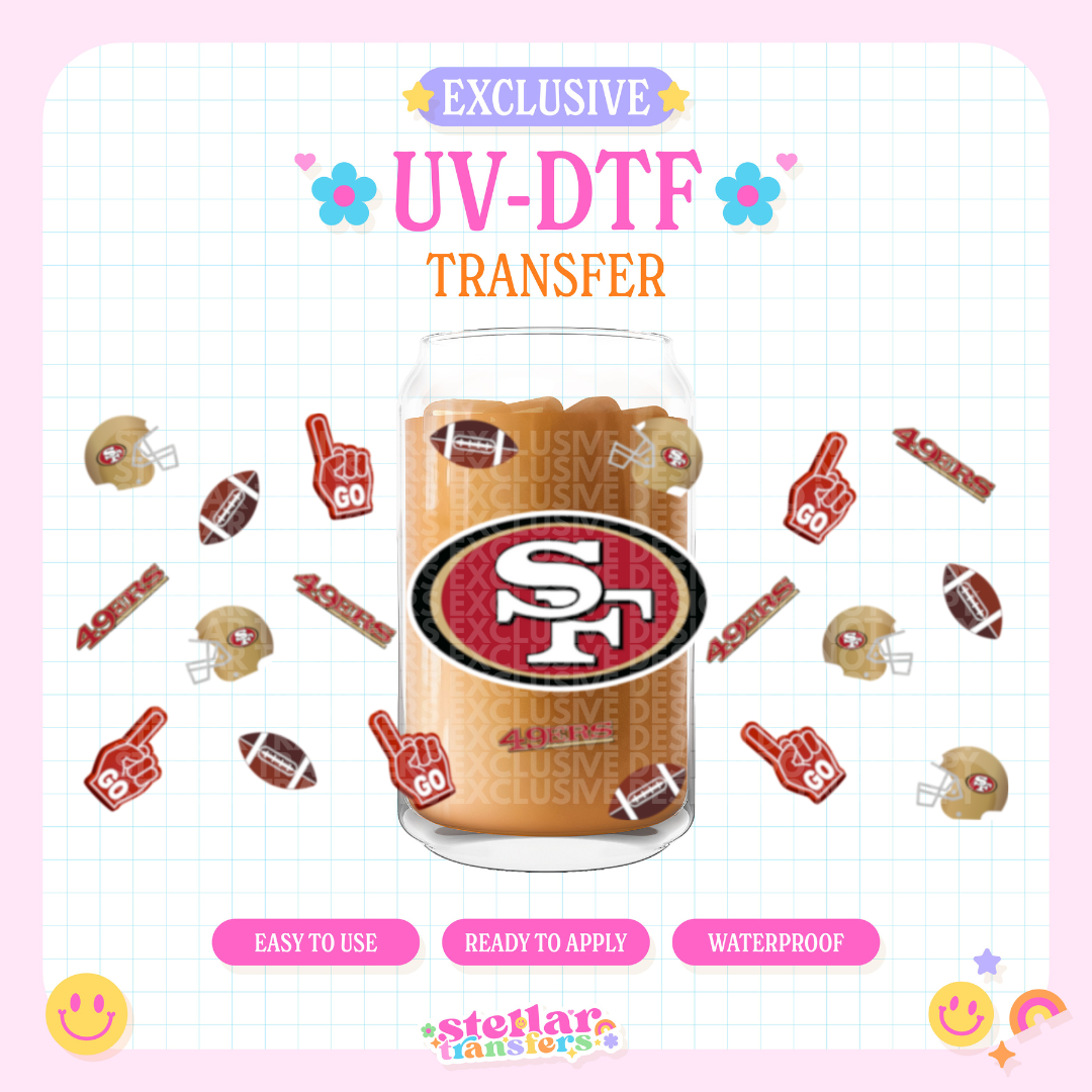 NINE FOOTBALL EXCLUIVE - 16 OZ UV DTF