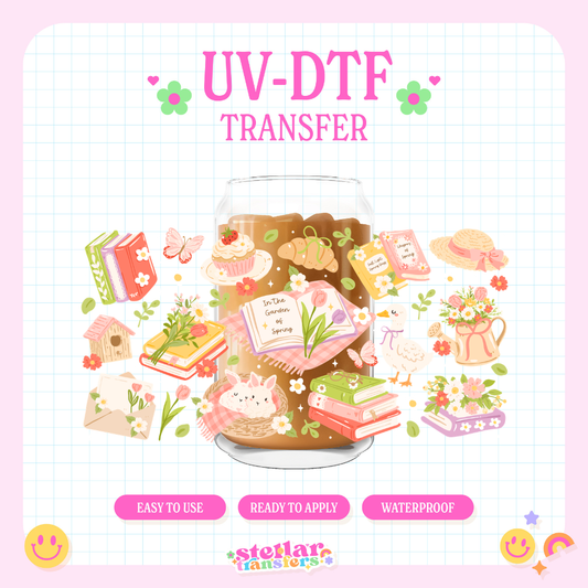 IN THE GARDEN OF SPRING  - 16 OZ UV DTF