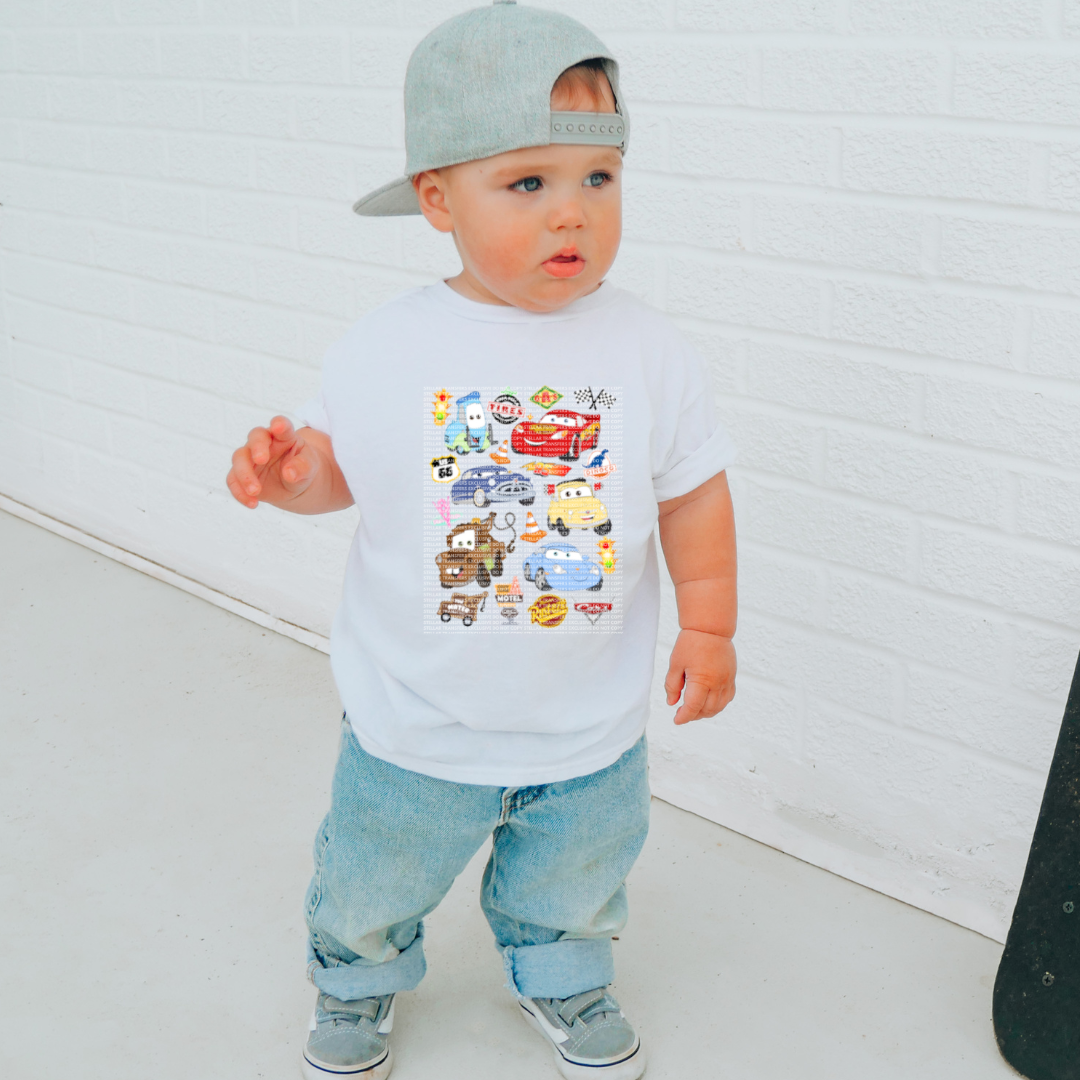 YOUTH CARS EXCLUSIVE - CLEAR FILM SCREEN PRINT