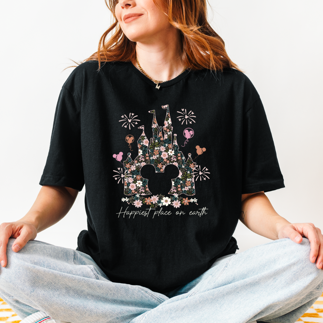 HAPPIEST PLACE ON EARTH - CLEAR FILM SCREEN PRINT