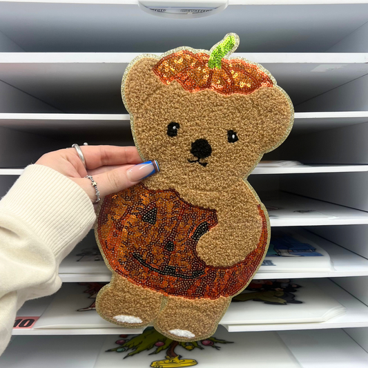 PUMPKIN TEDDY - CHENIELLE PATCH