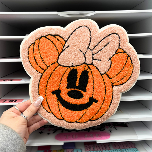PUMPKIN MOUSE - CHENILLE PATCH